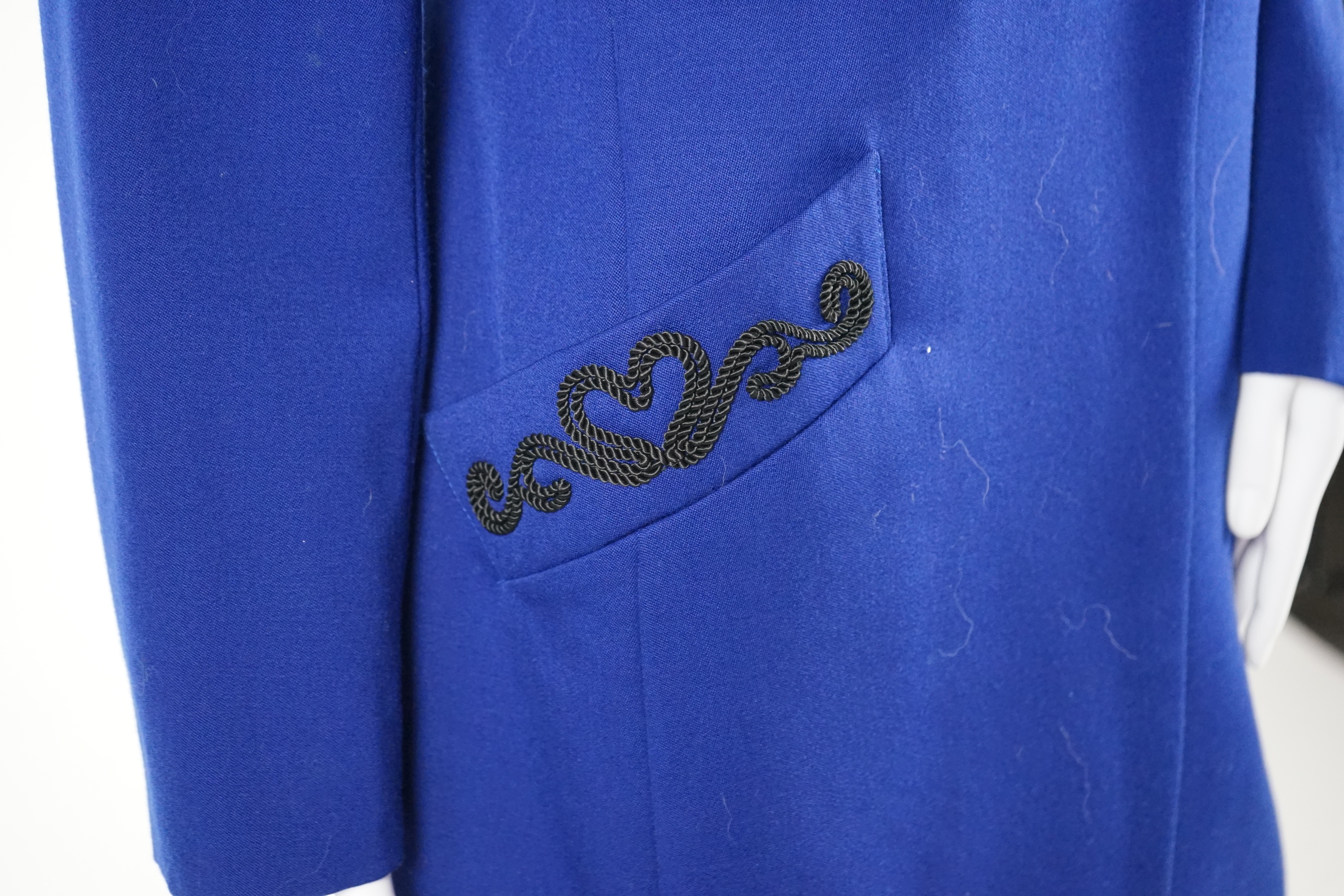Three vintage Yves Saint Laurent variation lady's jackets, F 40 (UK 12). Proceeds to Happy Paws Puppy Rescue